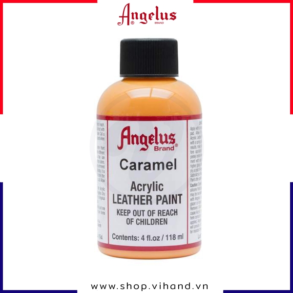 Màu vẽ da, vải Angelus Leather Paint Standard Caramel 118ml (4Oz) – 194