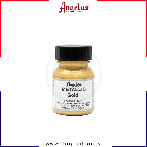 Màu vẽ da, vải Angelus Leather Paint Metallic Gold (Vàng) 29.5ml (1Oz) – 072