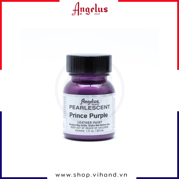 Màu vẽ da, vải Angelus Leather Paint Pearlescent Prince Purple 29.5ml (1Oz) – 453