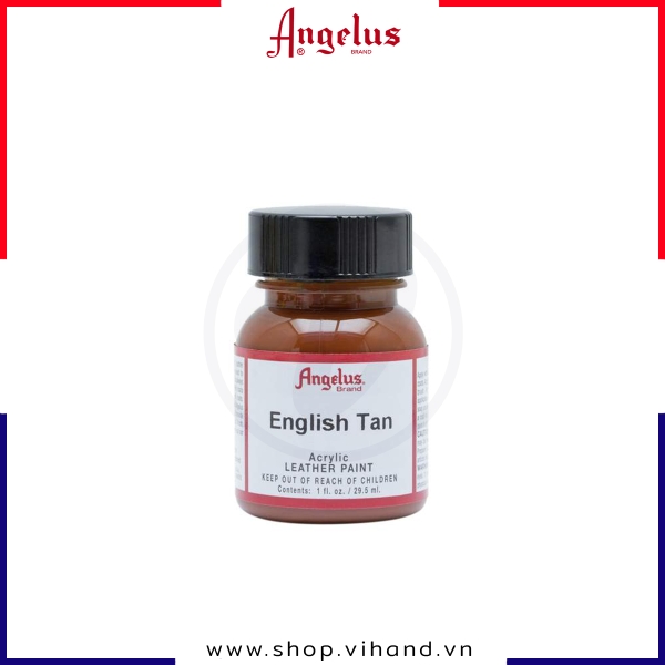 Màu vẽ da, vải Angelus Leather Paint Standard English Tan 29.5ml (1Oz) – 019