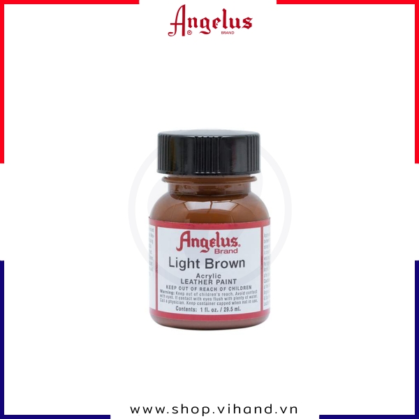 Màu vẽ da, vải Angelus Leather Paint Standard Light Brown 29.5ml (1Oz) – 021