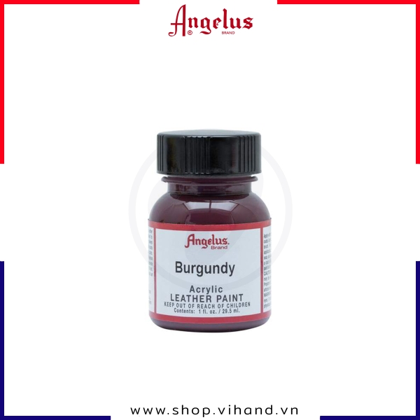 Màu vẽ da, vải Angelus Leather Paint Standard Burgundy 29.5ml (1Oz) – 060