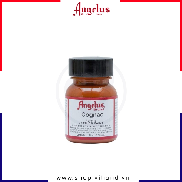 Màu vẽ da, vải Angelus Leather Paint Standard Cognac 29.5ml (1Oz) – 180