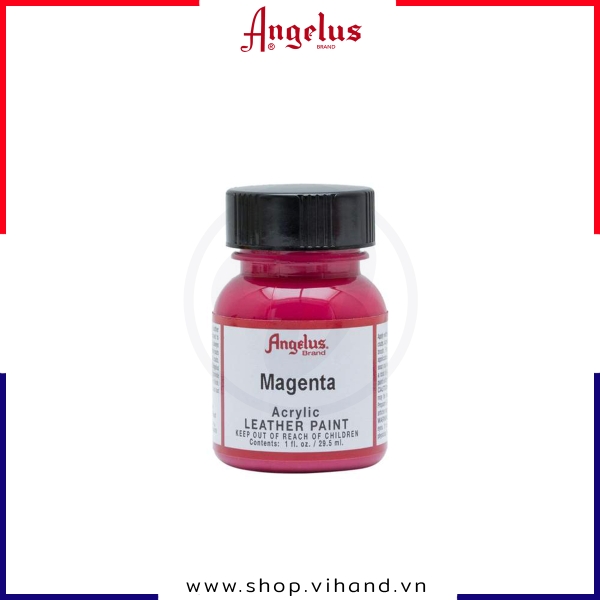 Màu vẽ da, vải Angelus Leather Paint Standard Magenta 29.5ml (1Oz) – 187