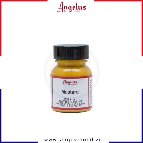 Màu vẽ da, vải Angelus Leather Paint Standard Mustard 29.5ml (1Oz) – 196