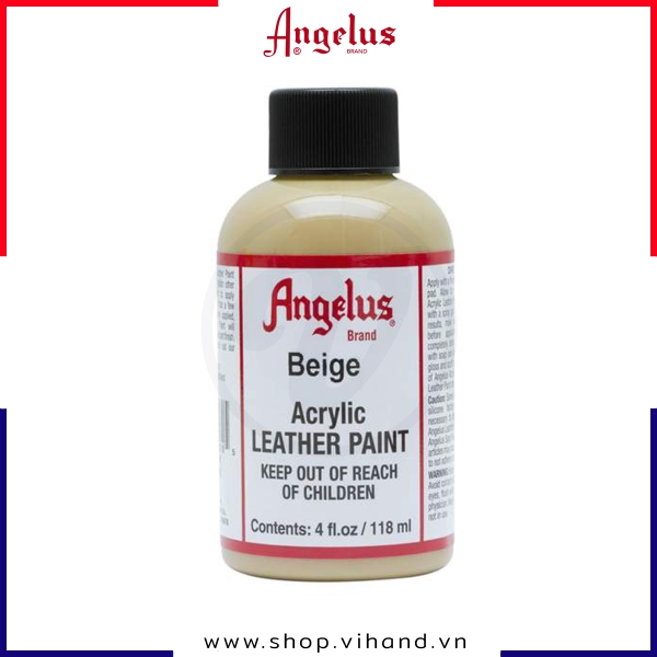 Màu vẽ da, vải Angelus Leather Paint Standard Beige 118ml (4Oz) – 070