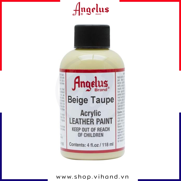 Màu vẽ da, vải Angelus Leather Paint Standard Beige Taupe 118ml (4Oz) – 165