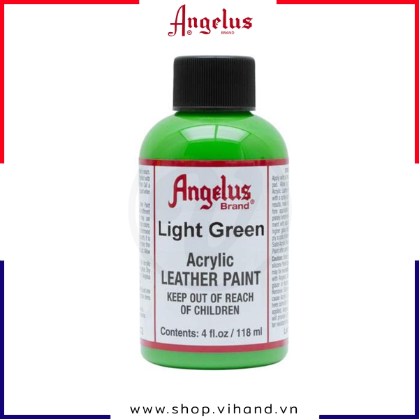 Màu vẽ da, vải Angelus Leather Paint Standard Light Green 118ml (4Oz) – 172