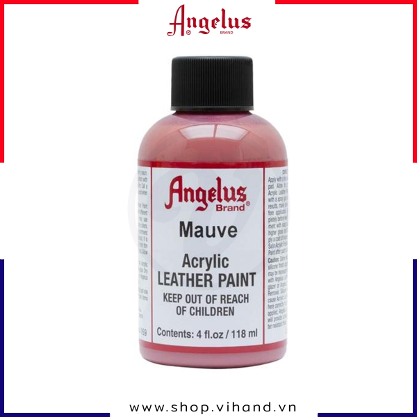 Màu vẽ da, vải Angelus Leather Paint Standard Mauve 118ml (4Oz) – 169