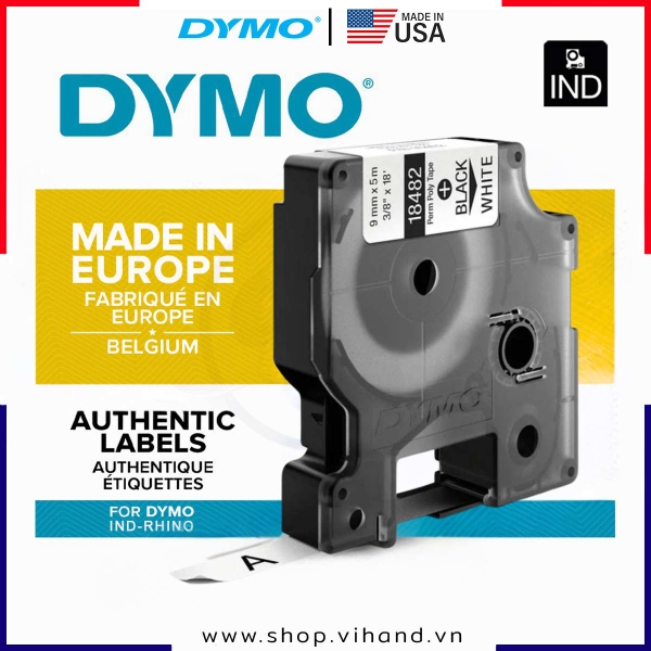 Nhãn in công nghiệp Dymo (IND) Polyester dùng cho máy in Rhino