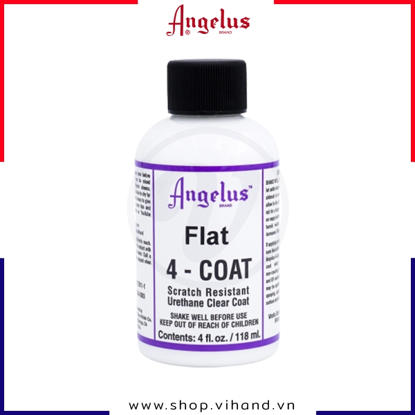 Phủ bảo vệ màu Angelus Matte 4 - Coat 118ml (4Oz)