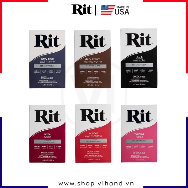 Bột nhuộm quần áo Rit Dye All Purpose Powder 31.9g