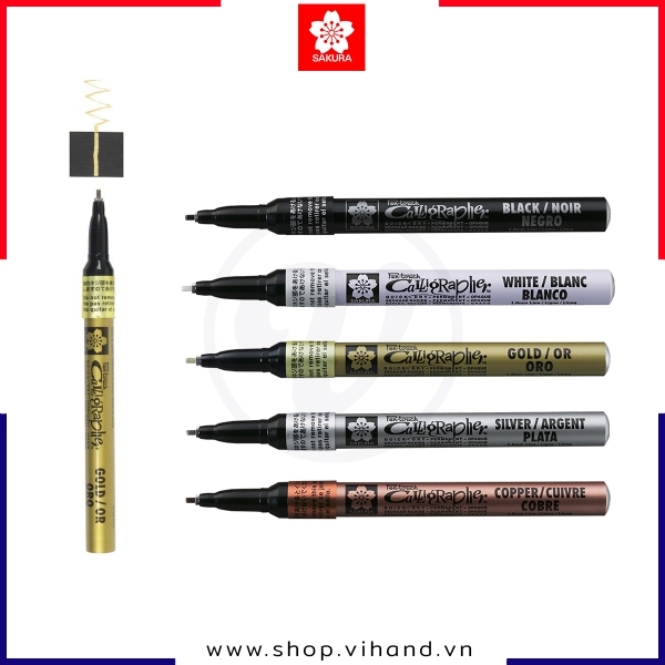 Bút sơn dầu nét thư pháp Sakura PenTouch Calligrapher Fine Point 0.6mm ~ 1.8mm