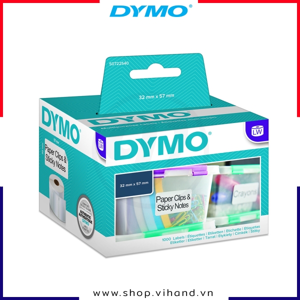 Tem giấy in đa năng Dymo LW 32 x 57mm – (1000/Cuộn) | S0722540