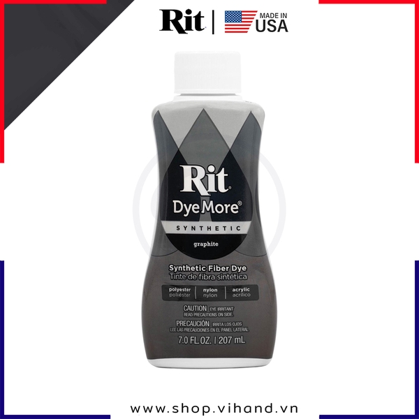 Thuốc nhuộm quần áo Rit DyeMore for Synthetics 207ml (Dạng lỏng) - Graphite