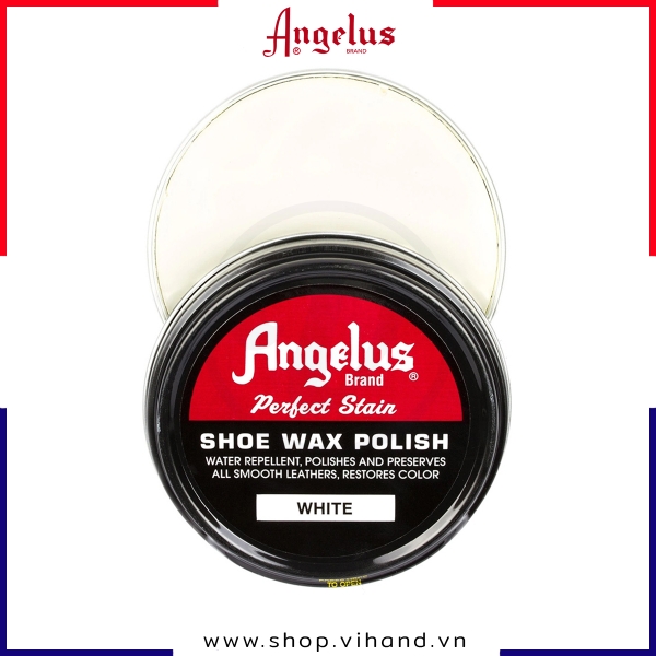 Xi đánh giày da cao cấp Angelus Shoe Wax Polish - Trắng (White)