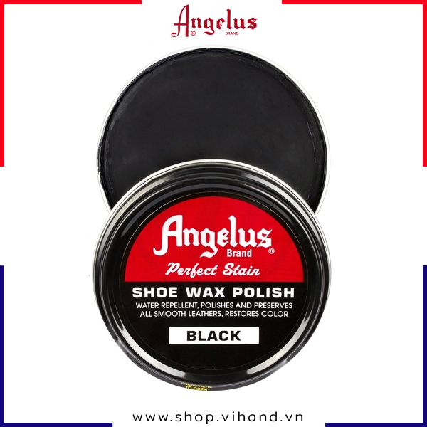 Xi đánh giày da cao cấp Angelus Shoe Wax Polish - Đen (Black)
