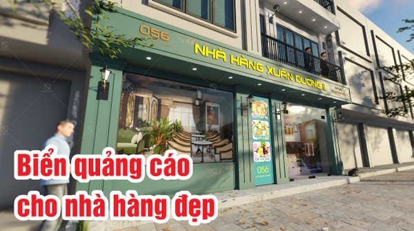 BIỂN QUẢNG CÁO ĐẸP | Nhà hàng Xuấn Dương Lào Cai | anhduong.co