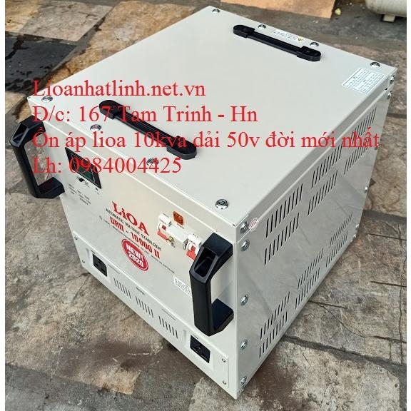 ỔN ÁP LIOA 10KVA - 10KW DRII - 10000 II ĐỜI MỚI NHẤT 2024 - 2025 DÂY ĐỒNG 100%
