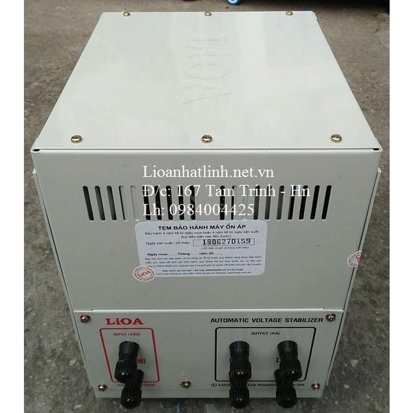ỔN ÁP LIOA 3KVA - 3KW MÃ SẢN PHẨM SH - 3000 II ĐỜI MỚI NHẤT 2024 - 2025 DÂY ĐỒNG 100%