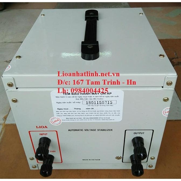 ỔN ÁP LIOA 2KVA - 2KW MÃ SẢN PHẨM SH - 2000 II ĐỜI MỚI NHẤT