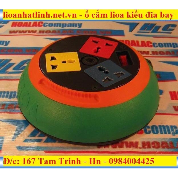 Ổ CẮM ĐĨA BAY LIOA DÂY 3M 15A 3300W MÃ SẢN PHẨM DB32-15A
