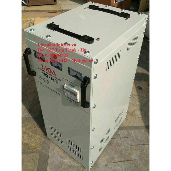 ỔN ÁP LIOA 6KVA 3 PHA SH3 - 6K II ĐỜI MỚI NHẤT