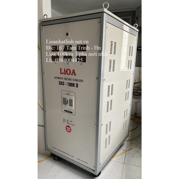 ỔN ÁP LIOA 100KVA 3 PHA SH3 - 100K II ĐỜI MỚI NHẤT 2024 - 2025