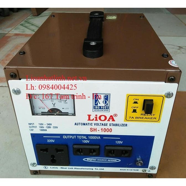 ỔN ÁP LIOA 1KVA HÀNG CŨ ĐÃ QUA SỬ DỤNG ĐẸP NHƯ MỚI
