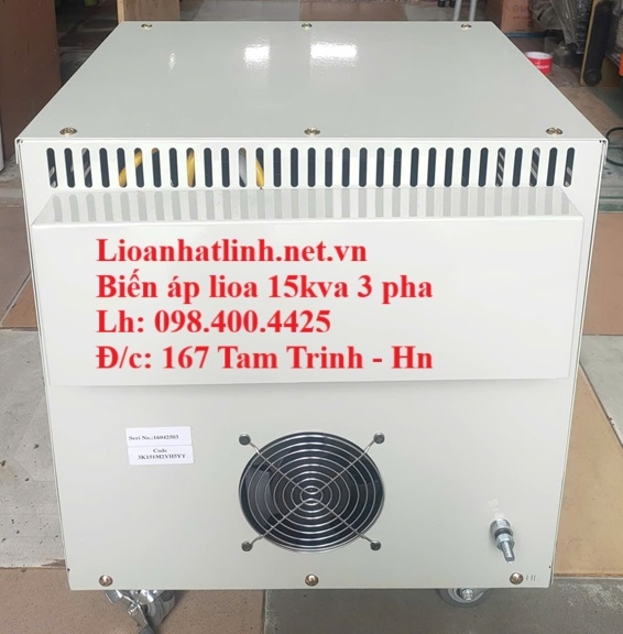 MÁY BIẾN ÁP LIOA 15KVA, BIẾN ÁP 3 PHA 380V 220V 15KVA - 15KW LOẠI TỰ NGẪU