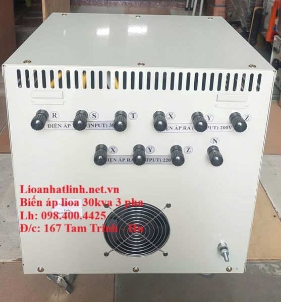 BIẾN ÁP LIOA 30KVA 3 PHA GIÁ RẺ