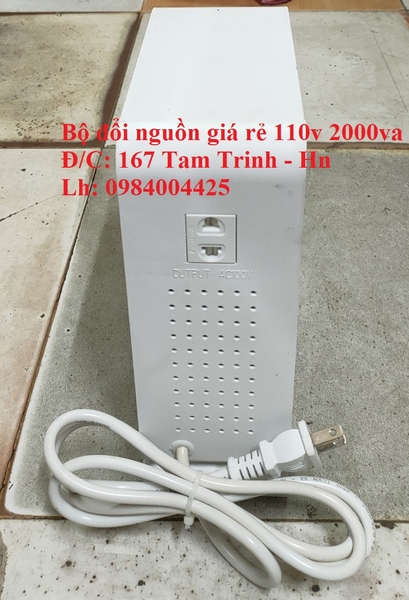 BỘ ĐỔI NGUỒN GIÁ RẺ 220V SANG 100V - 110V 2000VA - 2000W