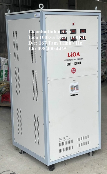 ỔN ÁP LIOA 100KVA 3 PHA DR3 - 100K II DẢI RỘNG 160V 430V