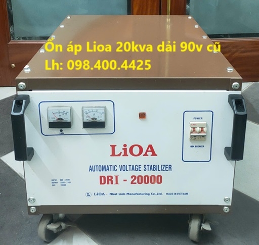 BÁN ỔN ÁP LIOA 20KVA - 20KW - 20KG CŨ DẢI 90V ~ 250V MODEL DRI - 20000