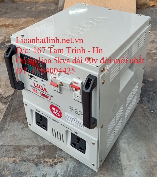 ỔN ÁP LIOA 5KVA DẢI 90V 250V CÓ ĐẢO NGUỒN ĐIỆN MỚI NHẤT