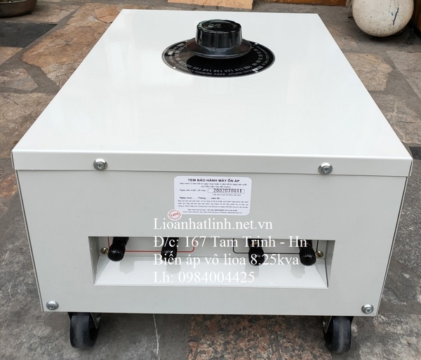 BIẾN ÁP VÔ CẤP LIOA 1 PHA 7KVA, 8KVA, 9KVA - 35A, 40A