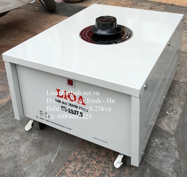 BIẾN ÁP VÔ CẤP LIOA 1 PHA 7KVA, 8KVA, 9KVA - 35A, 40A