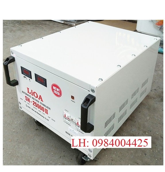 ỔN ÁP LIOA 25KVA - 25KW MÃ SẢN PHẨM SH - 25000 II ĐỜI MỚI NHẤT HIỆN NAY