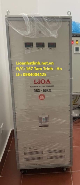 ỔN ÁP LIOA 60KVA 3 PHA DR3 - 60K II DẢI RỘNG 160V 430V