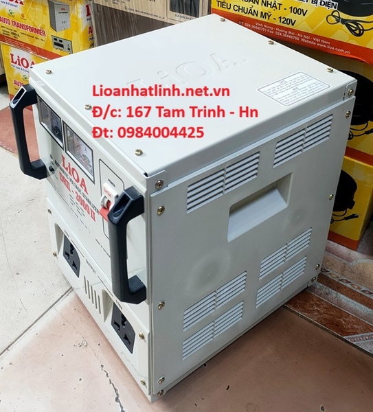 ỔN ÁP LIOA 3KVA MODEL DRII - 3000 II ĐỜI MỚI NHẤT 2024 - 2025 DÂY ĐỒNG 100%