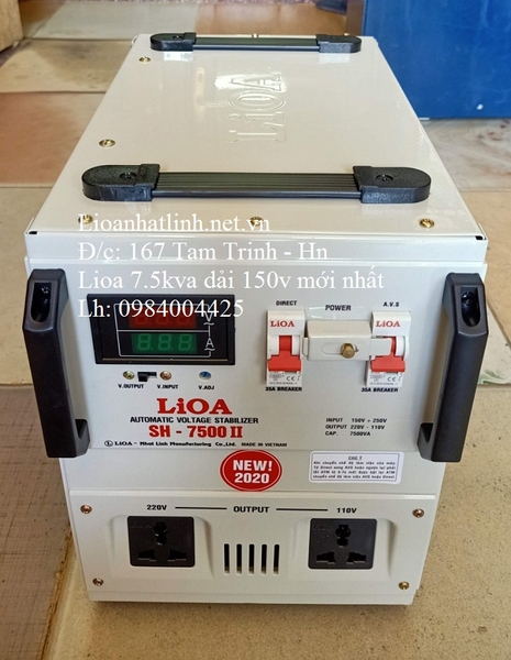 LIOA 7KVA - 7KW - 7KG DẢI 150V - 250V CHÍNH HÃNG NHẬT LINH SẢN XUẤT