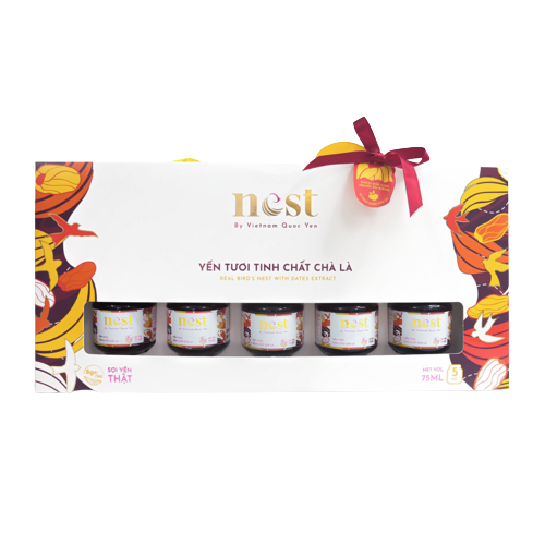 Yến Tươi Tinh Chất Chà Là - Hộp 5