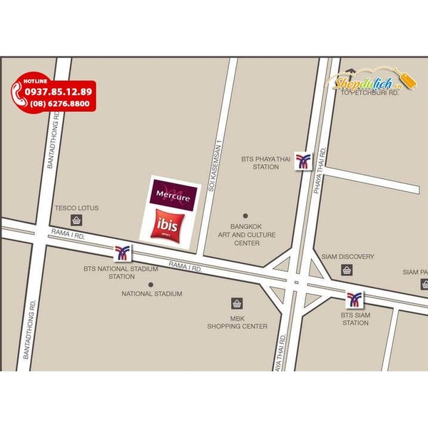 Vi vu Bangkok, giá tốt cực sốc