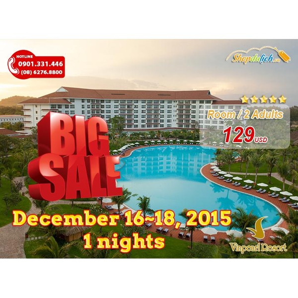Khuyến Mãi Vinpearl Phú Quốc Resort T12 2015