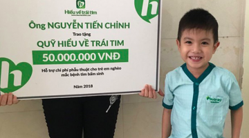 Nụ cười rạng rỡ ngày xuất việc của em Tuấn Kiệt