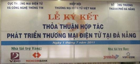 Thỏa thuận hợp tác phát triển TMĐT tại Đà Nẵng