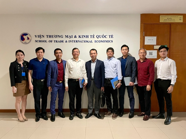 VECOM đã có buổi làm việc với Viện Thương mại và Kinh tế Quốc tế, Đại học Kinh tế Quốc dân