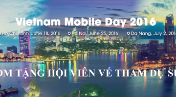 VECOM tặng hội viên vé miễn phí tham dự Mobile Day 2016