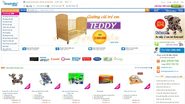 Cùng Shop Trẻ Thơ mua sắm trực tuyến