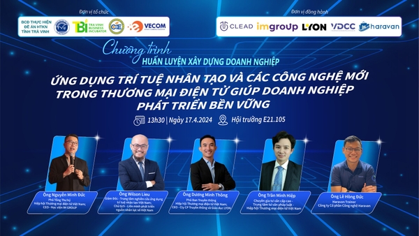 Chương trình huấn luyện doanh nghiệp chủ đề “Ứng dụng trí tuệ nhân tạo và các công nghệ mới trong thương mại điện tử”